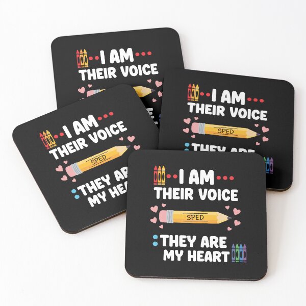 Item preview, I Am Their Voice SPED They Are My Heart Special Education Teacher Educator designed and sold by PopStars1993.