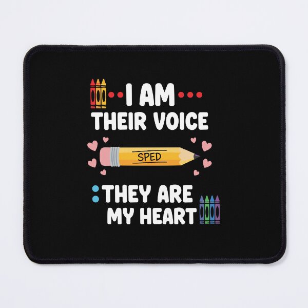 Item preview, I Am Their Voice SPED They Are My Heart Special Education Teacher Educator designed and sold by PopStars1993.