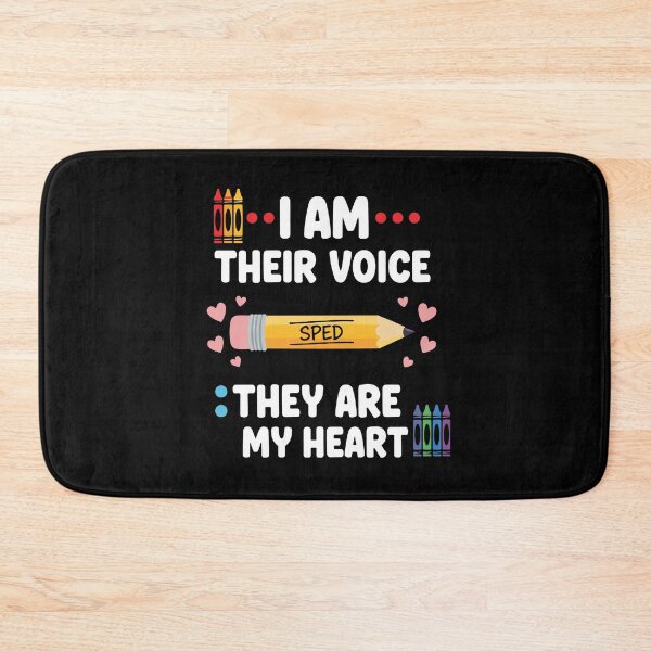 Item preview, I Am Their Voice SPED They Are My Heart Special Education Teacher Educator designed and sold by PopStars1993.