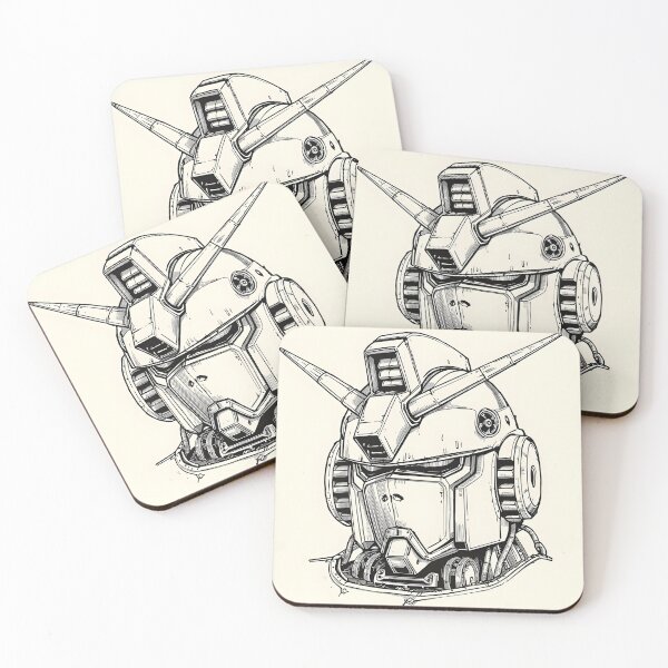 Item preview, Retro 90s Manga Mecha Line Art designed and sold by tokstoremx.