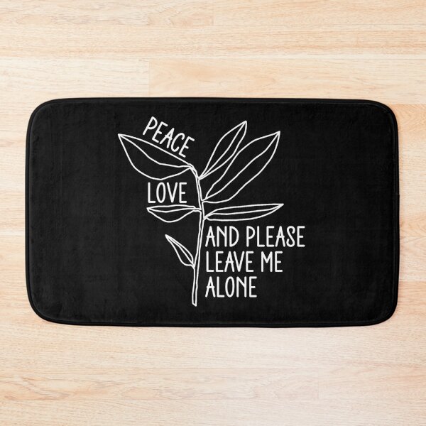Item preview, Peace Love And Please Leave Me Alone - Funny Introvert Botanical Line Art designed and sold by the-Z3nith.