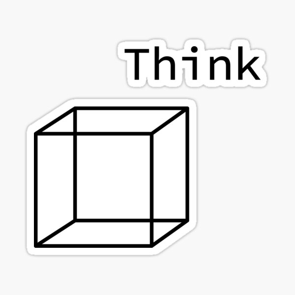 Item preview, Think outside the box. designed and sold by CatBearDesign.