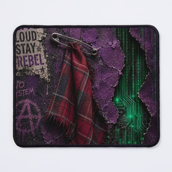 Item preview, Stay Rebel Cyber Punk Art designed and sold by Ingorgia Studio.
