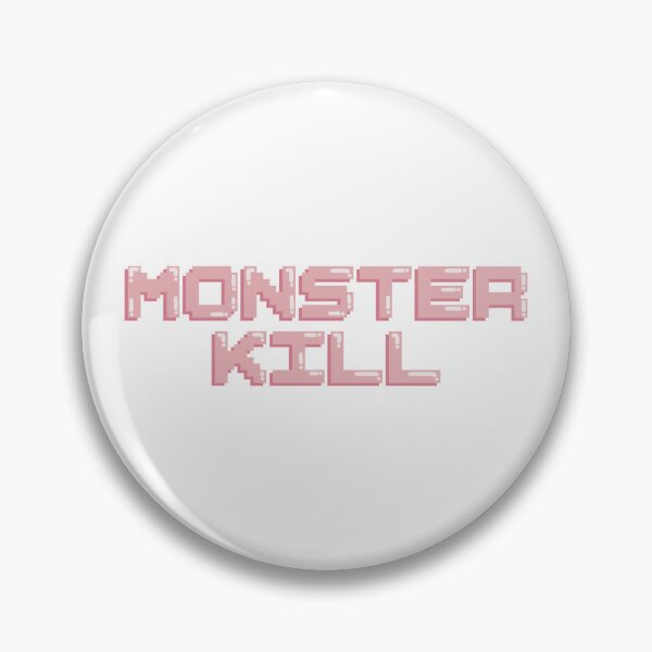 Item preview, Monster Kill Gaming Quote Pixel Art Decal designed and sold by alexmaushaus.
