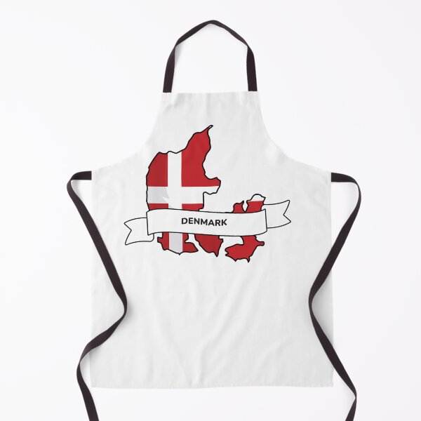 Item preview, Denmark Flag Map Graphic Artwork designed and sold by Travel.Art.