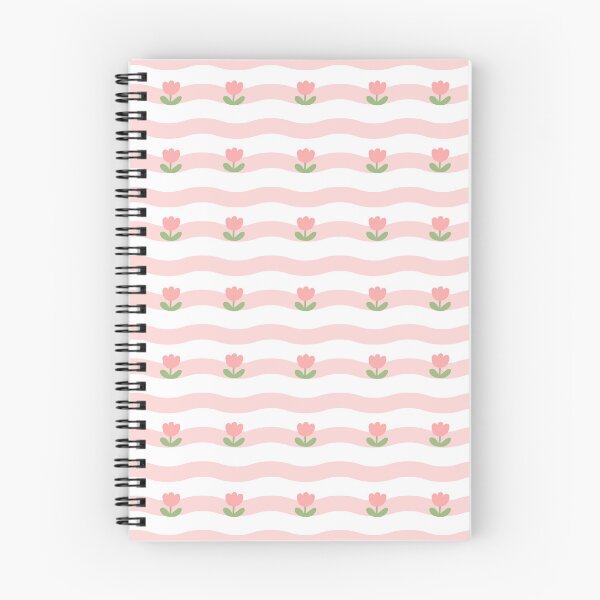 Item preview, Cute Pink Tulip Floral Wavy Stripes Soft Pastel Seamless Pattern designed and sold by Art IN Pack.