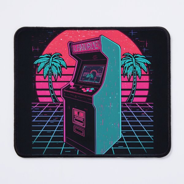 Item preview, Retro Vaporwave Neon Arcade Cabinet designed and sold by tokstoremx.