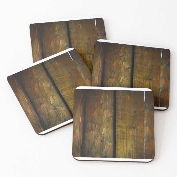 Item preview, Rich Varnished Antique Wood Planks with Amber and Golden Tones designed and sold by NorthWild.