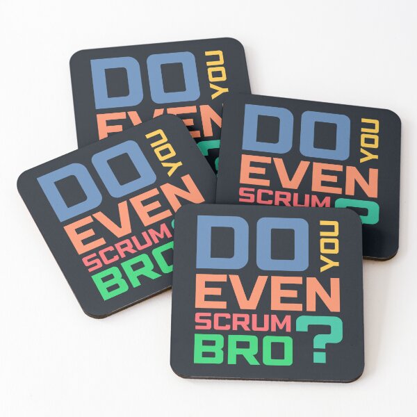 Item preview, Funny Scrum Master - Do You Even Scrum Bro Agile Tech - Vintage Colorway Edition designed and sold by 3hornCreations.