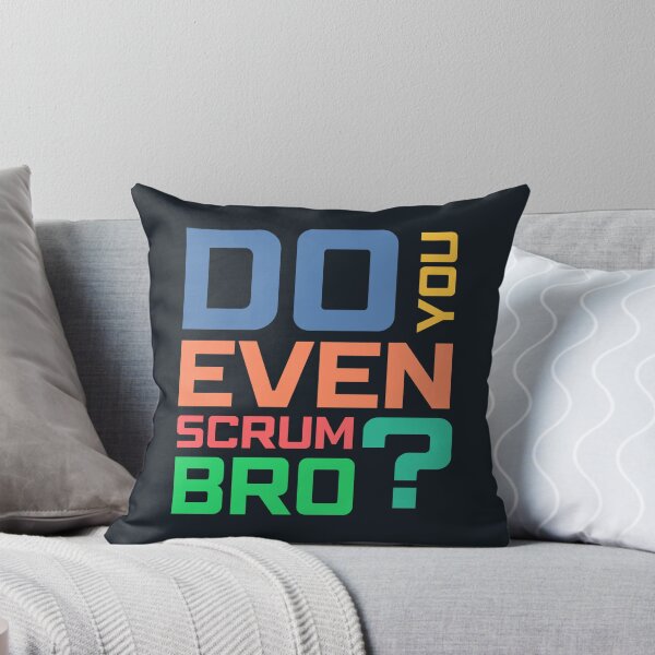 Item preview, Funny Scrum Master - Do You Even Scrum Bro Agile Tech - Vintage Colorway Edition designed and sold by 3hornCreations.