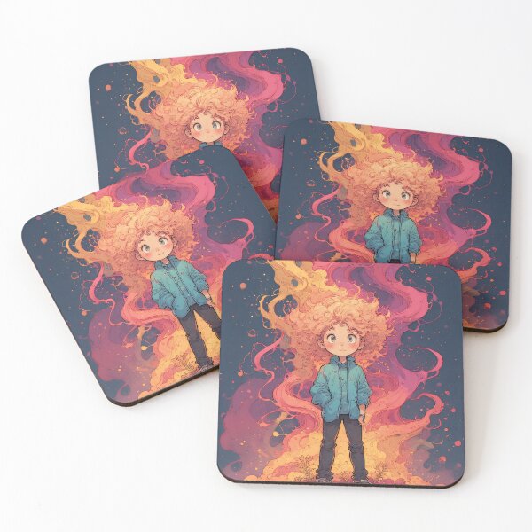 Item preview, Child amidst a colorful explosion of life's energy designed and sold by Mianku | Für das Leben.