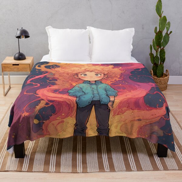 Item preview, Child amidst a colorful explosion of life's energy designed and sold by Mianku | Für das Leben.