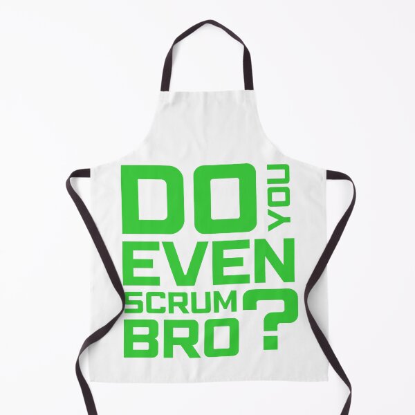 Item preview, Funny Scrum Master - Do You Even Scrum Bro Agile Tech - Green and White Edition designed and sold by 3hornCreations.
