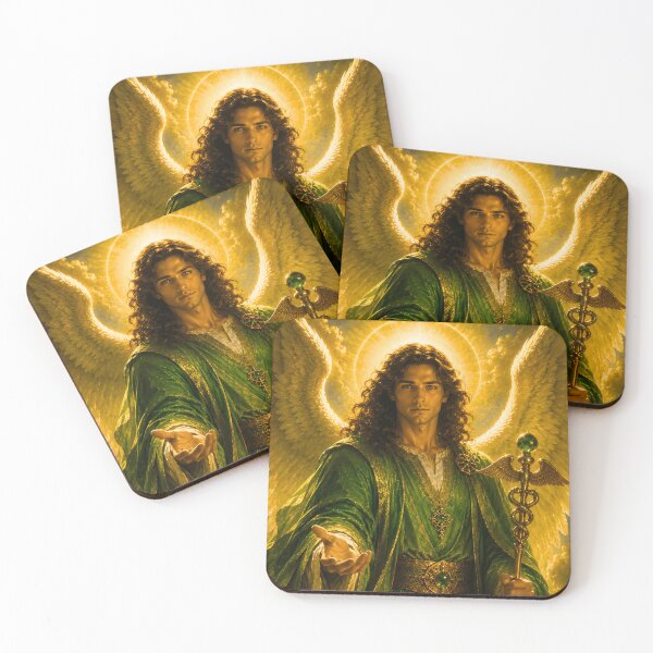 Item preview, Archangel Saint Raphael designed and sold by Papelería Católica MX.