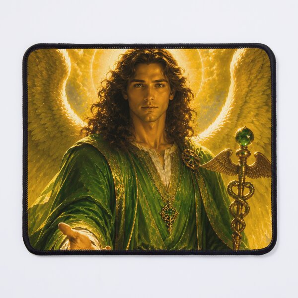 Item preview, Archangel Saint Raphael designed and sold by Papelería Católica MX.