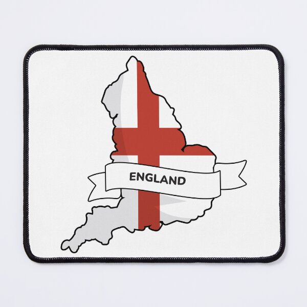 Item preview, England Map Flag Silhouette Graphic designed and sold by Travel.Art.