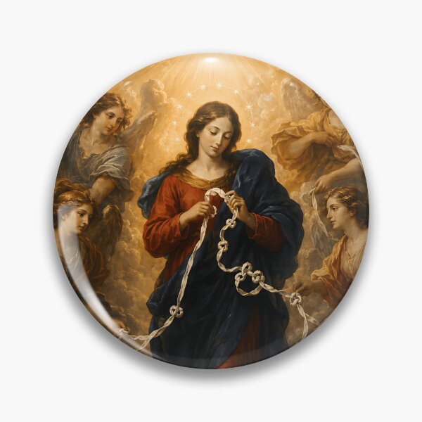 Item preview, Our Lady Undoer of Knots designed and sold by Papelería Católica MX.