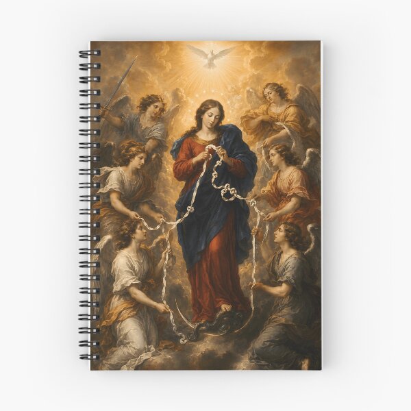Item preview, Our Lady Undoer of Knots designed and sold by Papelería Católica MX.