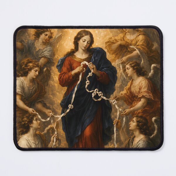 Item preview, Our Lady Undoer of Knots designed and sold by Papelería Católica MX.