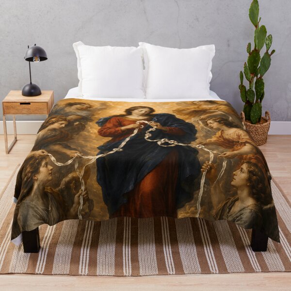 Item preview, Our Lady Undoer of Knots designed and sold by Papelería Católica MX.