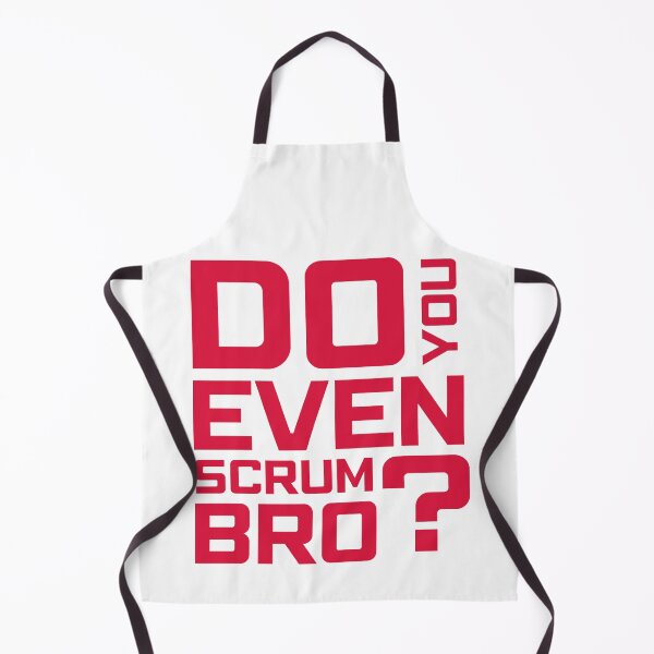 Item preview, Funny Scrum Master - Do You Even Scrum Bro Agile Tech - Red and White Edition designed and sold by 3hornCreations.