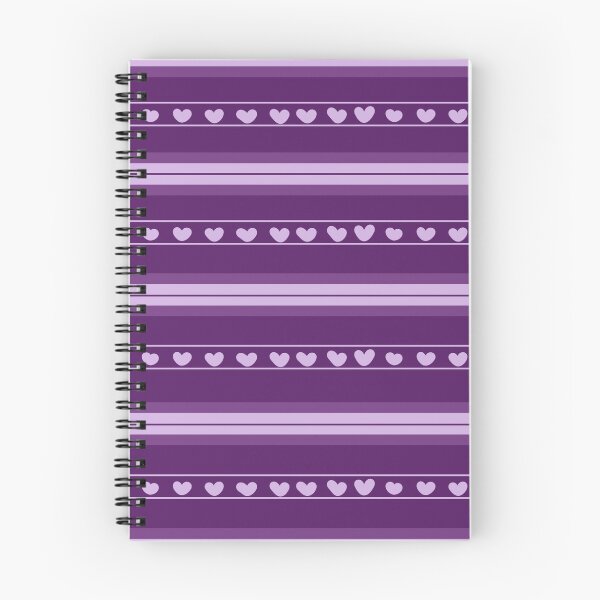 Item preview, Dark Purple & Light Purple Hearts in Stripes designed and sold by KSimpson838.