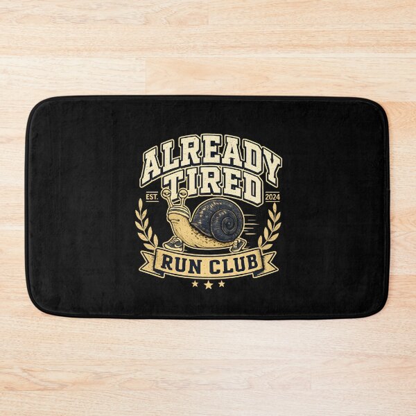 Item preview, Already Tired Run Club Retro Athletic designed and sold by KawaiiOrbit.