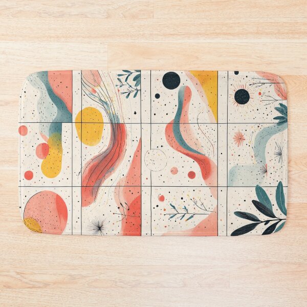 Item preview, Abstract natural forms in pastel shades, terrazzo background designed and sold by Mianku | Für das Leben.