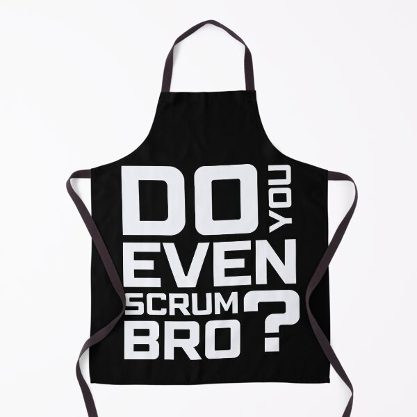 Item preview, Funny Scrum Master - Do You Even Scrum Bro Agile Tech - White and Black Edition designed and sold by 3hornCreations.