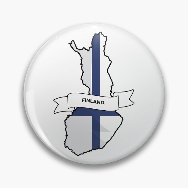 Item preview, Finland Flag Map Graphic Artwork designed and sold by Travel.Art.