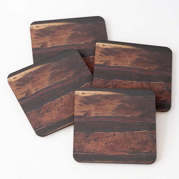 Item preview, Atmospheric Log Cabin Wall with Dramatic Sunlight on Rustic Timbers designed and sold by NorthWild.