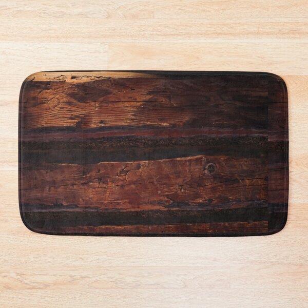 Item preview, Atmospheric Log Cabin Wall with Dramatic Sunlight on Rustic Timbers designed and sold by NorthWild.