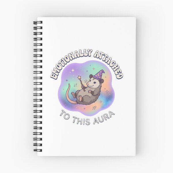 Item preview, Retro Aura Possum Emotionally Attached Cute Wizard Mental Health Gift designed and sold by SRK-369.
