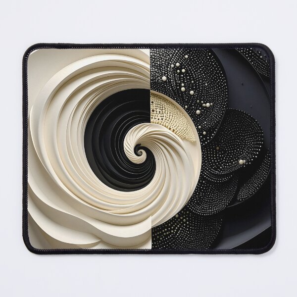 Item preview, Dual Tone Black and White Spiral Design designed and sold by Vicky Brago-Mitchell®.
