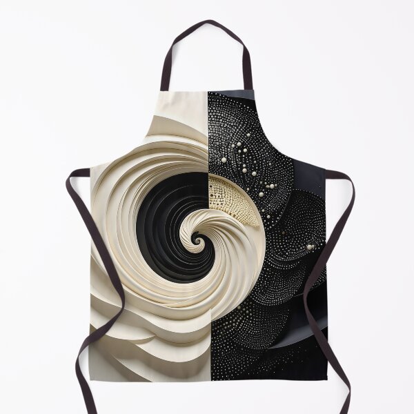 Item preview, Dual Tone Black and White Spiral Design designed and sold by Vicky Brago-Mitchell®.