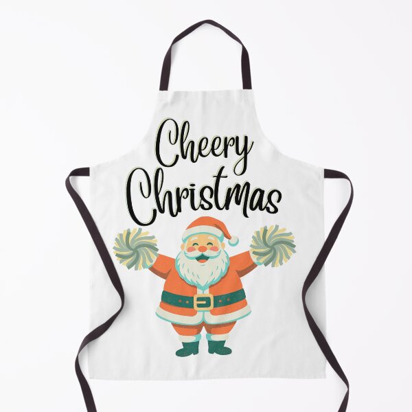 Item preview, Cheery Christmas Cheerleader Santa Retro Festive Pun designed and sold by SunandShade.