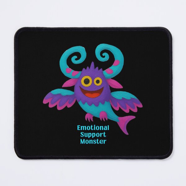 Item preview, Emotional Support Monster - Cute Funny Whimsical Monster designed and sold by PatykArt.