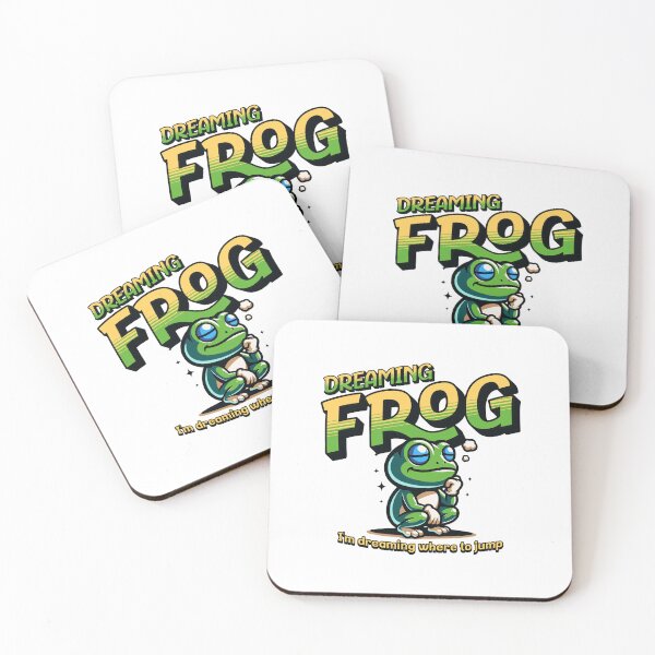Item preview, Dreaming frog comic style designed and sold by BoosterShop.