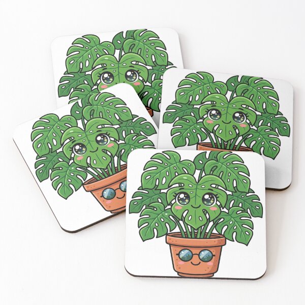 Item preview, Smiling plants in kawaii style designed and sold by BoosterShop.