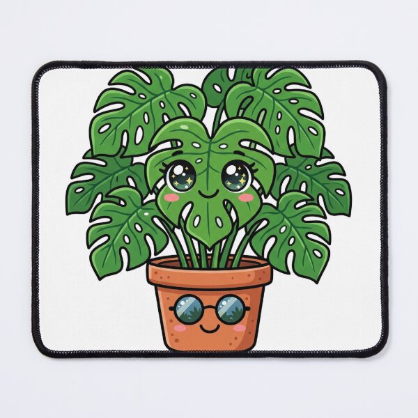 Item preview, Smiling plants in kawaii style designed and sold by BoosterShop.