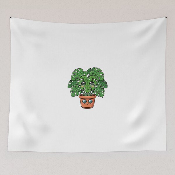 Item preview, Smiling plants in kawaii style designed and sold by BoosterShop.