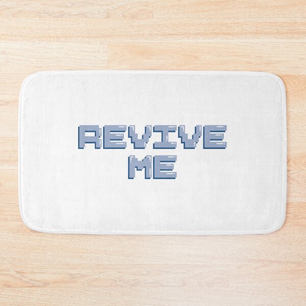 Item preview, Revive Me Gaming Quote Pixel Art Decal designed and sold by alexmaushaus.