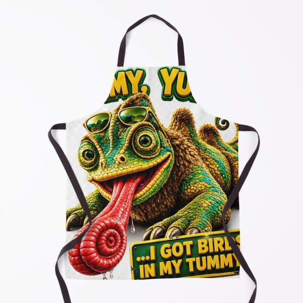 Item preview, Yummy Yummy – Funny Animal Lizard Camel Food Motif designed and sold by JBXDesigner.