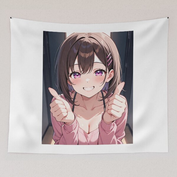 Item preview, Manga - Stylized Female Character, Joyful and Energetic Expression designed and sold by AnimeShin.
