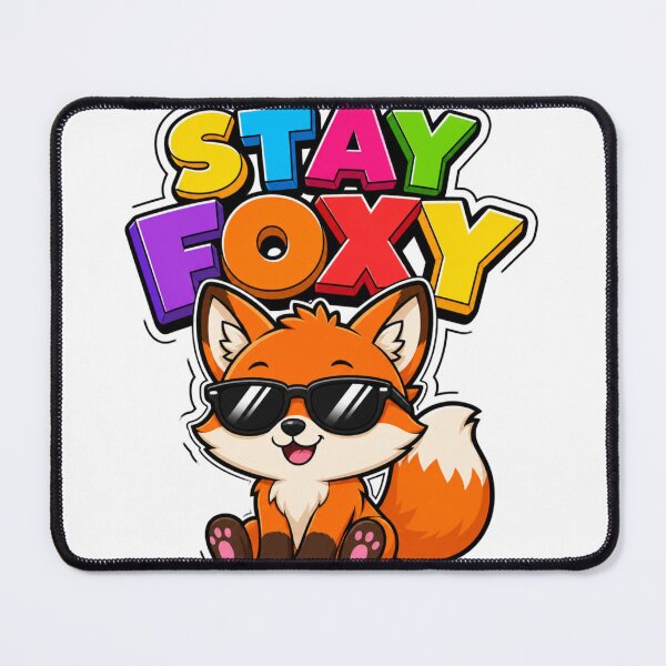 Item preview, Stay Foxy Cooler Kawaii Fox with Sunglasses designed and sold by BoosterShop.