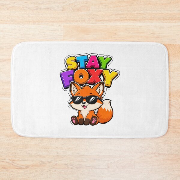 Item preview, Stay Foxy Cooler Kawaii Fox with Sunglasses designed and sold by BoosterShop.