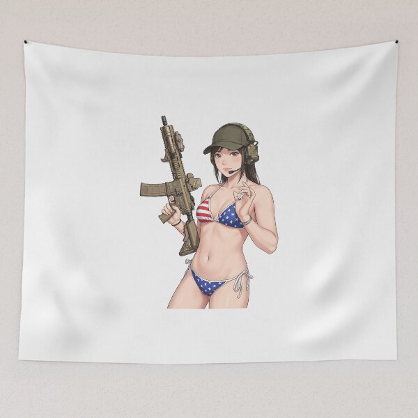 Item preview, American Gun Girl by RAWLIFEGRAPHIC designed and sold by RAWLIFEGRAPHIC.