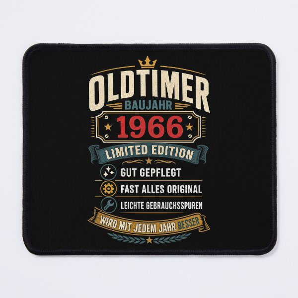 Item preview, Classic car, built in 1966, Limited Edition – Vintage birthday 1966 designed and sold by FreshPixelArt.