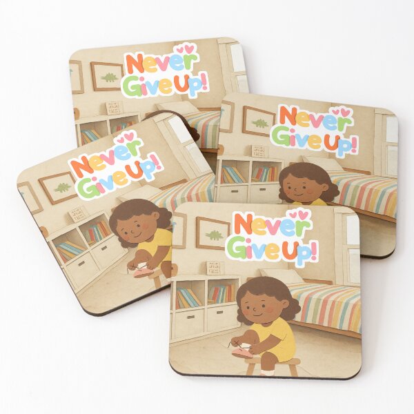 Item preview, Never Give Up Little Learner designed and sold by Seed of Faith Designs.
