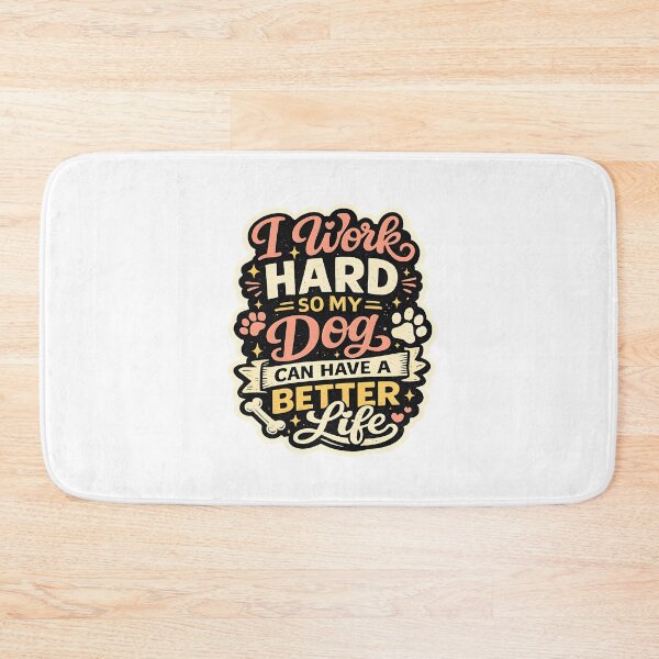 Item preview, I Work Hard So My Dog Has A Better Life Sticker designed and sold by KawaiiOrbit.
